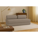 Canapé Droit Gemma - 3 Places - Tissu Lisse