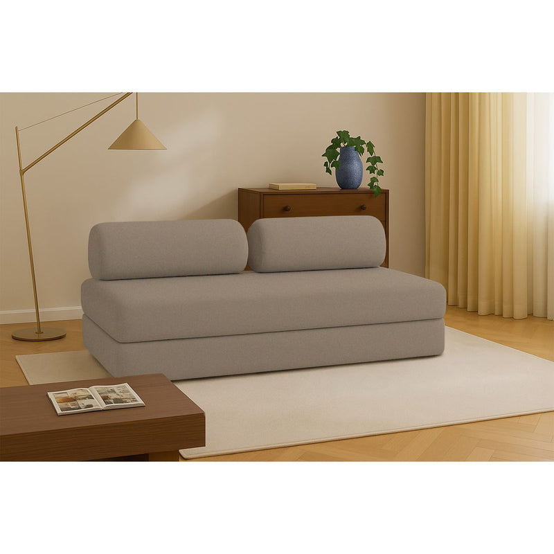 Canapé Droit Gemma - 3 Places - Tissu Lisse