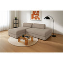 Canapé D'Angle Gemma - 5 Places - Tissu Lisse