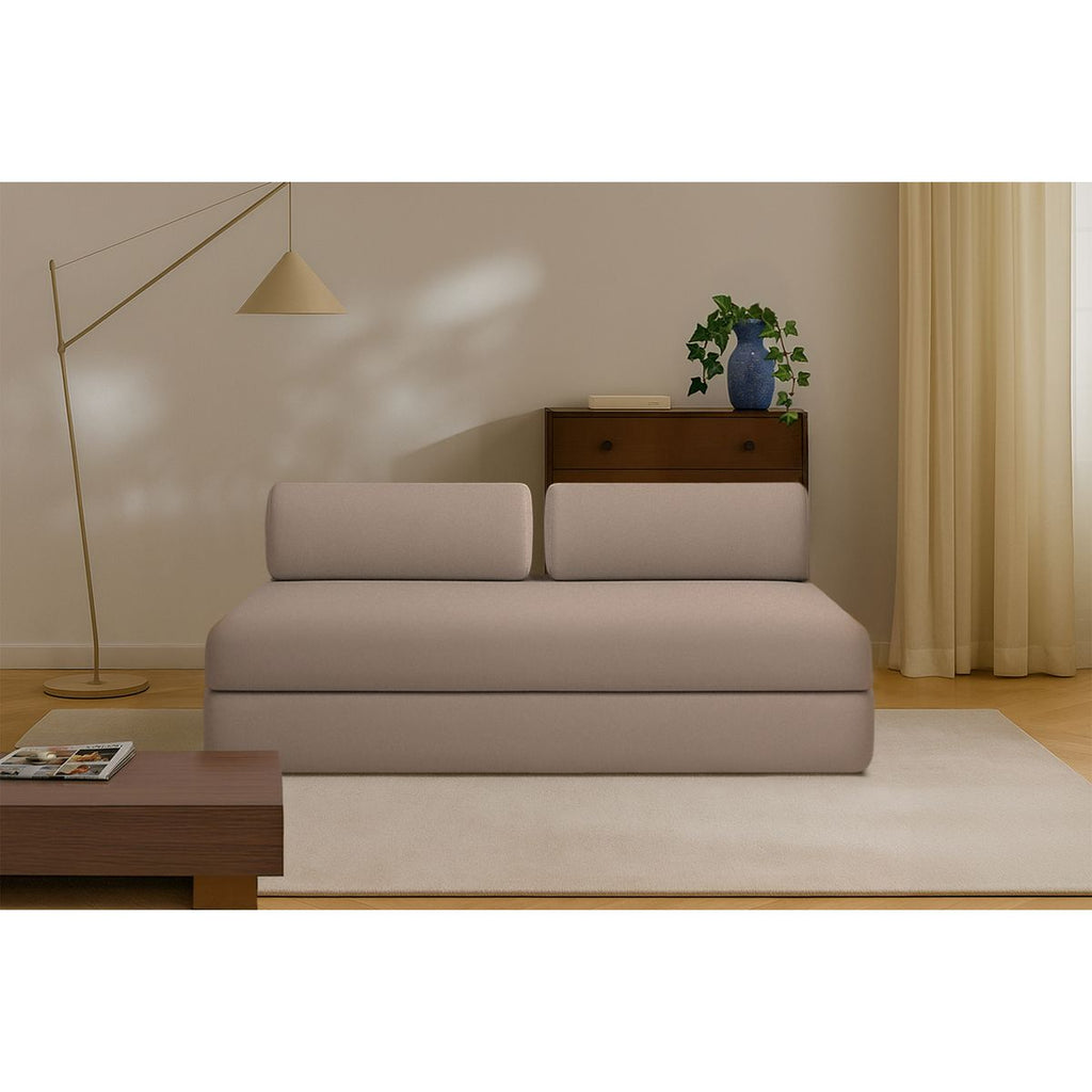 Canapé Droit Gemma - 3 Places - Tissu Lisse