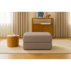 Gemma Pouf - Smooth Fabric