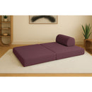 Canapé Droit Gemma - 2 Places - Tissu Lisse