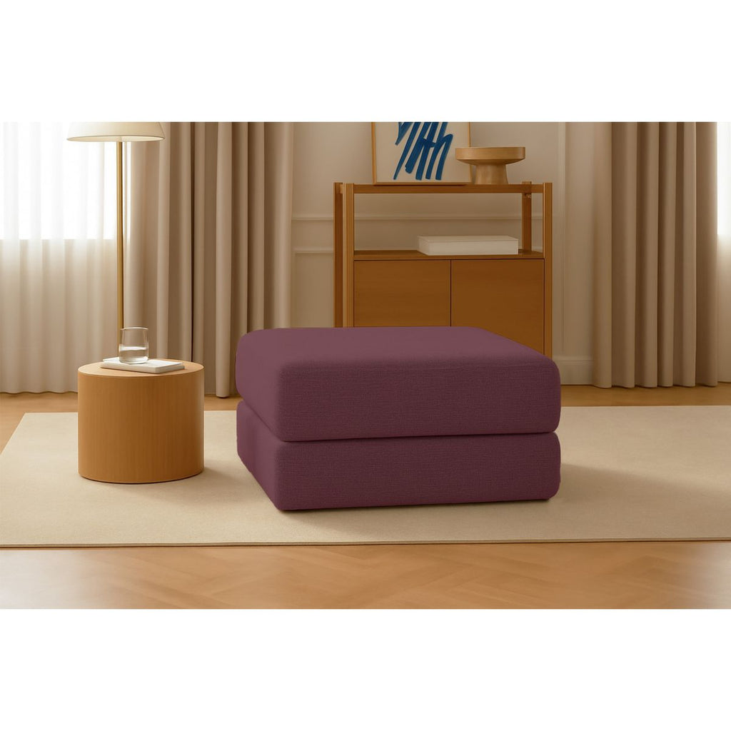 Gemma Pouf - Smooth Fabric