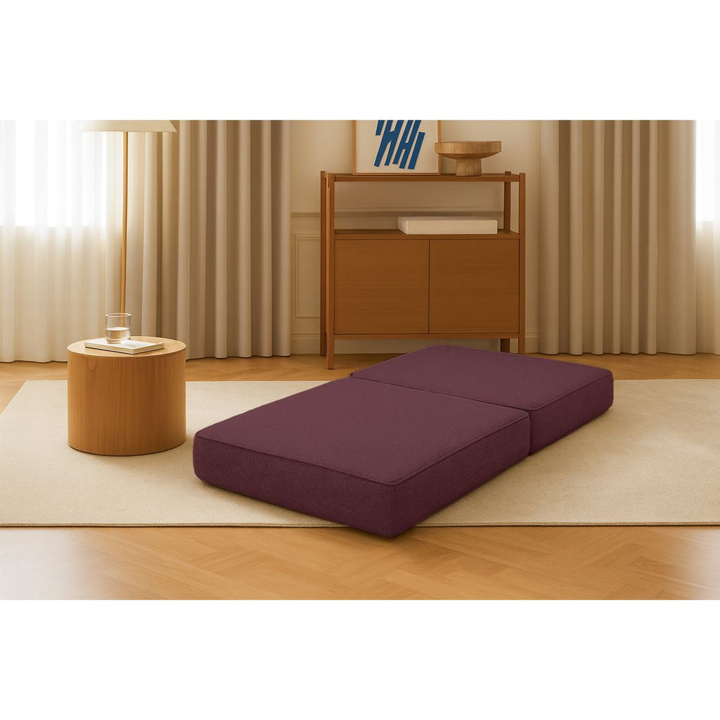 Gemma Pouf - Smooth Fabric