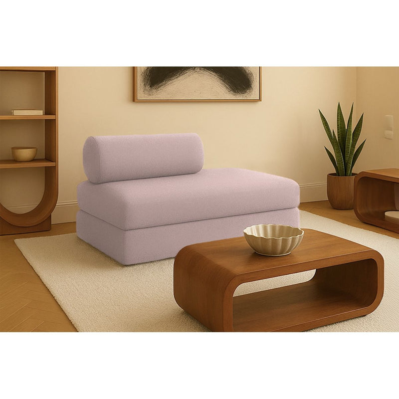 Canapé Droit Gemma - 2 Places - Tissu Lisse