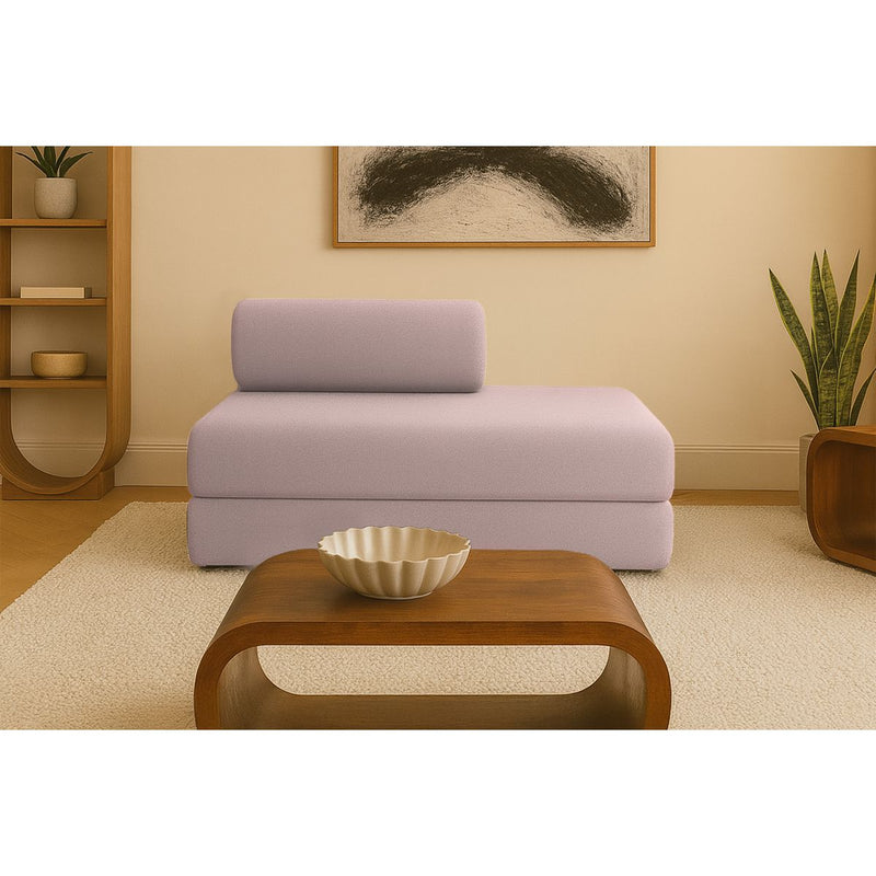 Canapé Droit Gemma - 2 Places - Tissu Lisse