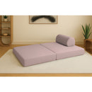 Canapé Droit Gemma - 2 Places - Tissu Lisse