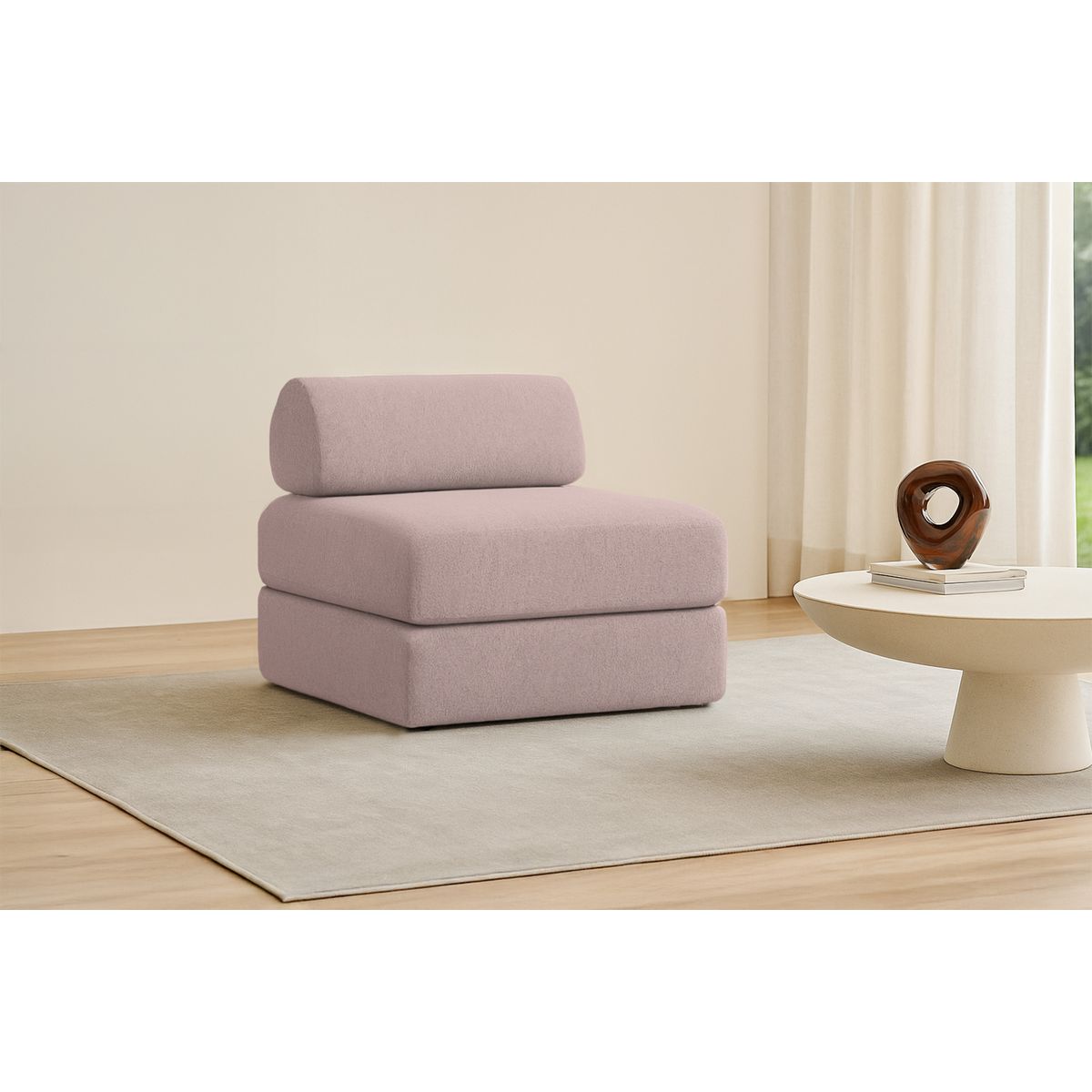 Fauteuil Gemma - Tissu Lisse
