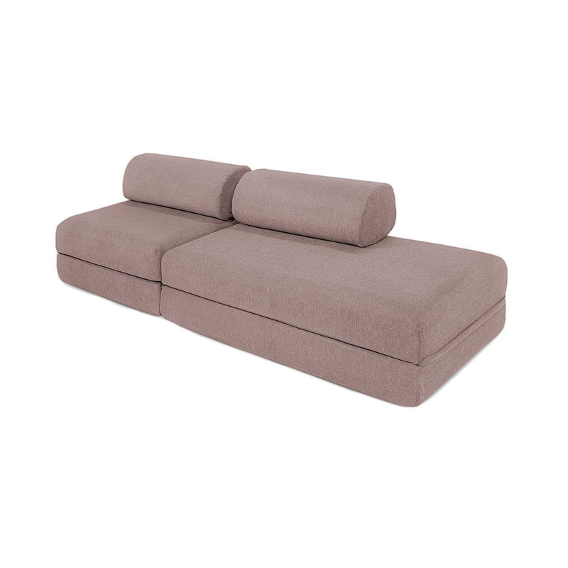 Canapé Droit Gemma - 3 Places - Tissu Lisse