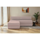 Canapé D'Angle Gemma - 4 Places - Tissu Lisse