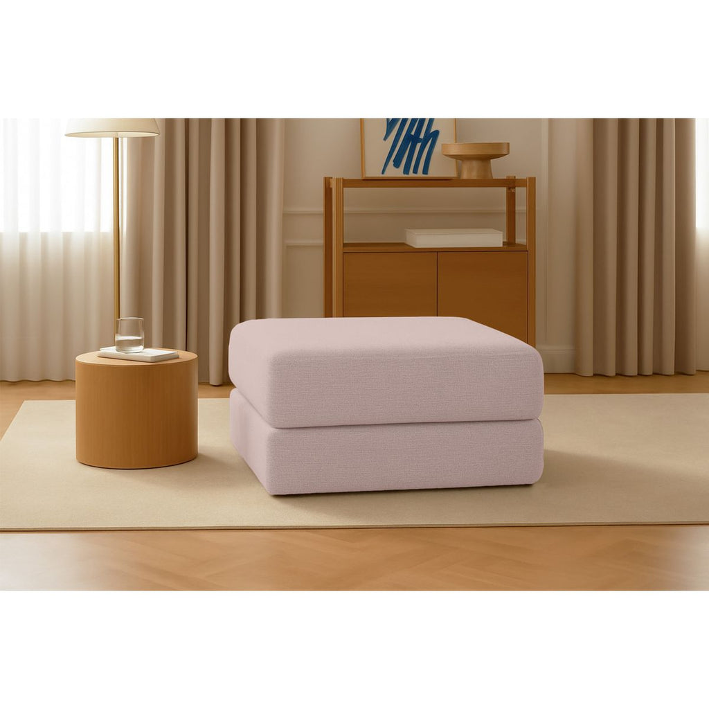 Gemma Pouf - Smooth Fabric
