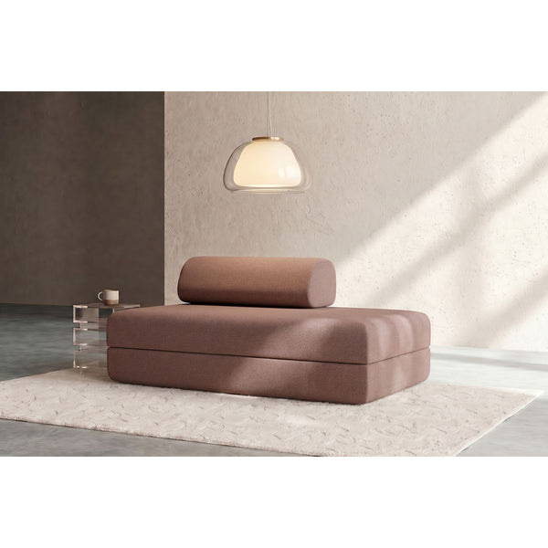 Canapé Droit Gemma - 2 Places - Tissu Lisse