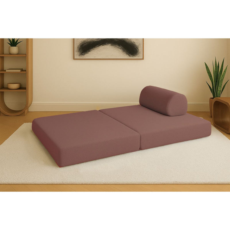 Canapé Droit Gemma - 2 Places - Tissu Lisse