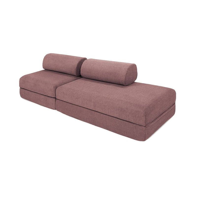 Canapé Droit Gemma - 3 Places - Tissu Lisse