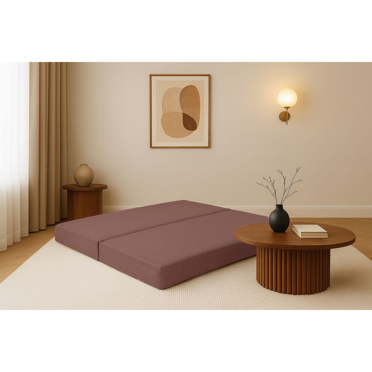 Méridienne Gemma - 3 Places - Tissu Lisse