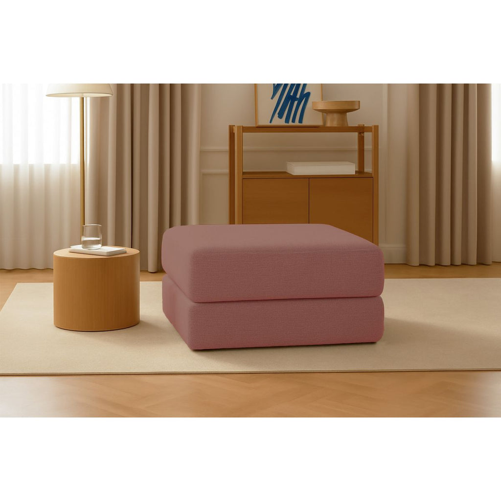 Gemma Pouf - Smooth Fabric