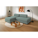 Canapé D'Angle Gemma - 5 Places - Tissu Lisse