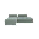 Canapé D'Angle Gemma - 5 Places - Tissu Lisse