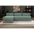 Canapé D'Angle Gemma - 6 Places - Tissu Lisse