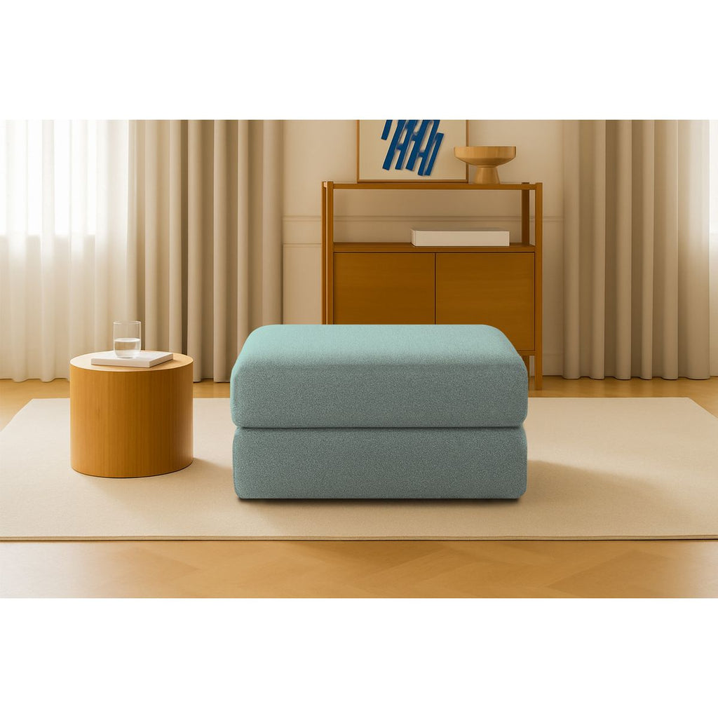 Gemma Pouf - Smooth Fabric