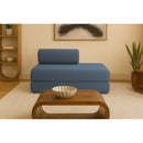 Canapé Droit Gemma - 2 Places - Tissu Lisse