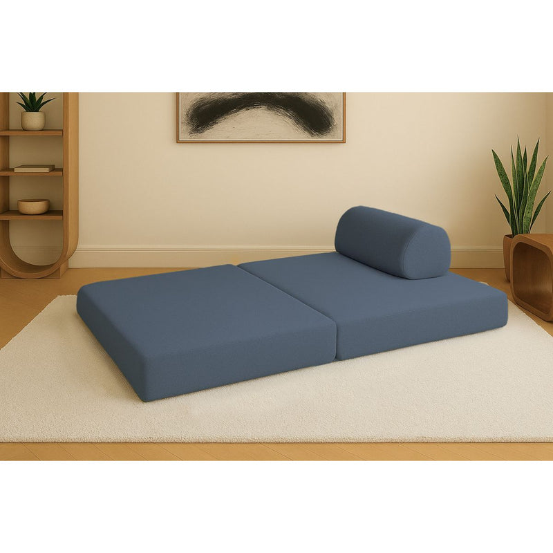 Canapé Droit Gemma - 2 Places - Tissu Lisse