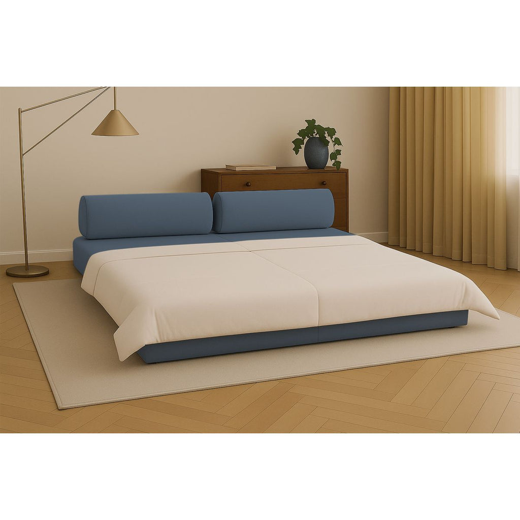 Canapé Droit Gemma - 3 Places - Tissu Lisse