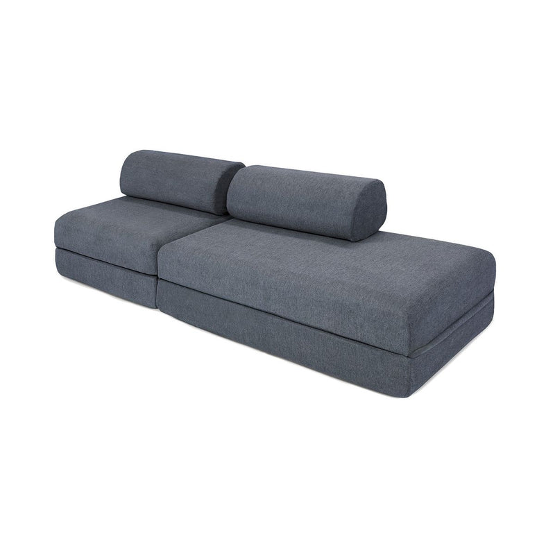 Canapé Droit Gemma - 3 Places - Tissu Lisse