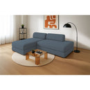 Canapé D'Angle Gemma - 5 Places - Tissu Lisse