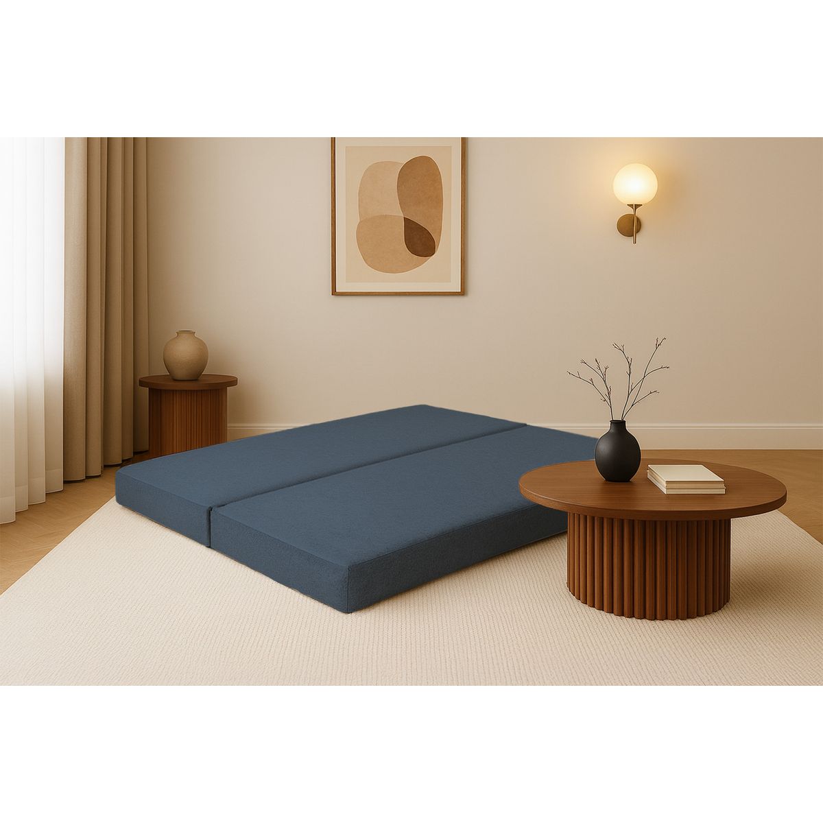 Méridienne Gemma - 3 Places - Tissu Lisse