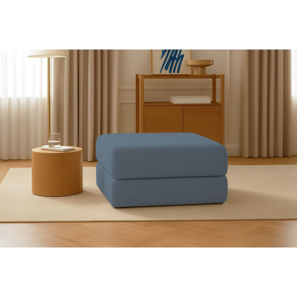 Gemma Pouf - Smooth Fabric