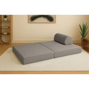 Canapé Droit Gemma - 2 Places - Tissu Lisse