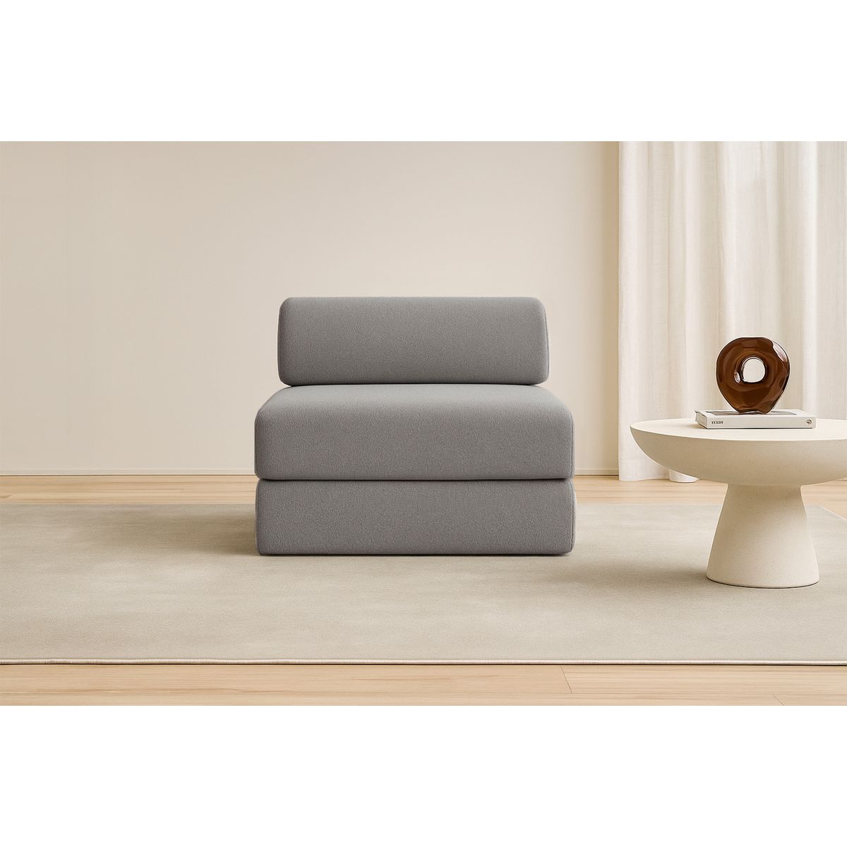 Fauteuil Gemma - Tissu Lisse