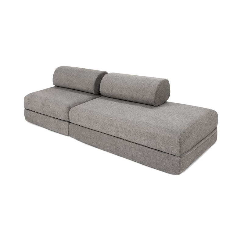 Canapé Droit Gemma - 3 Places - Tissu Lisse