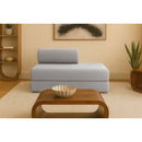 Canapé Droit Gemma - 2 Places - Tissu Lisse