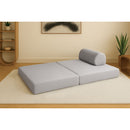 Canapé Droit Gemma - 2 Places - Tissu Lisse