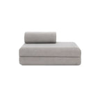 Canapé Droit Gemma - 2 Places - Tissu Lisse