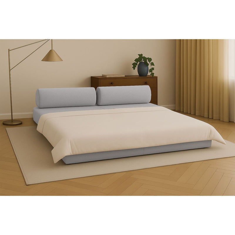 Canapé Droit Gemma - 3 Places - Tissu Lisse