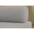 Canapé Droit Gemma - 2 Places - Tissu Lisse