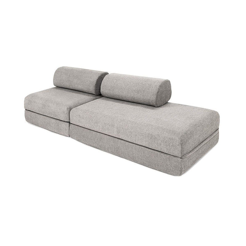 Canapé Droit Gemma - 3 Places - Tissu Lisse