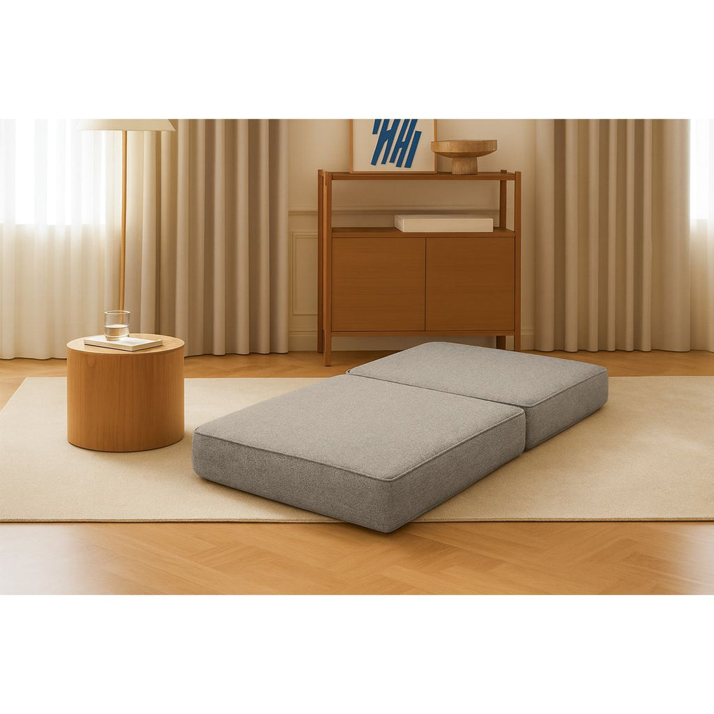 Gemma Pouf - Smooth Fabric