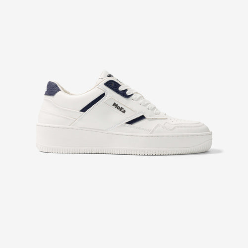 Gen1 Sneakers - White Mushroom and Navy