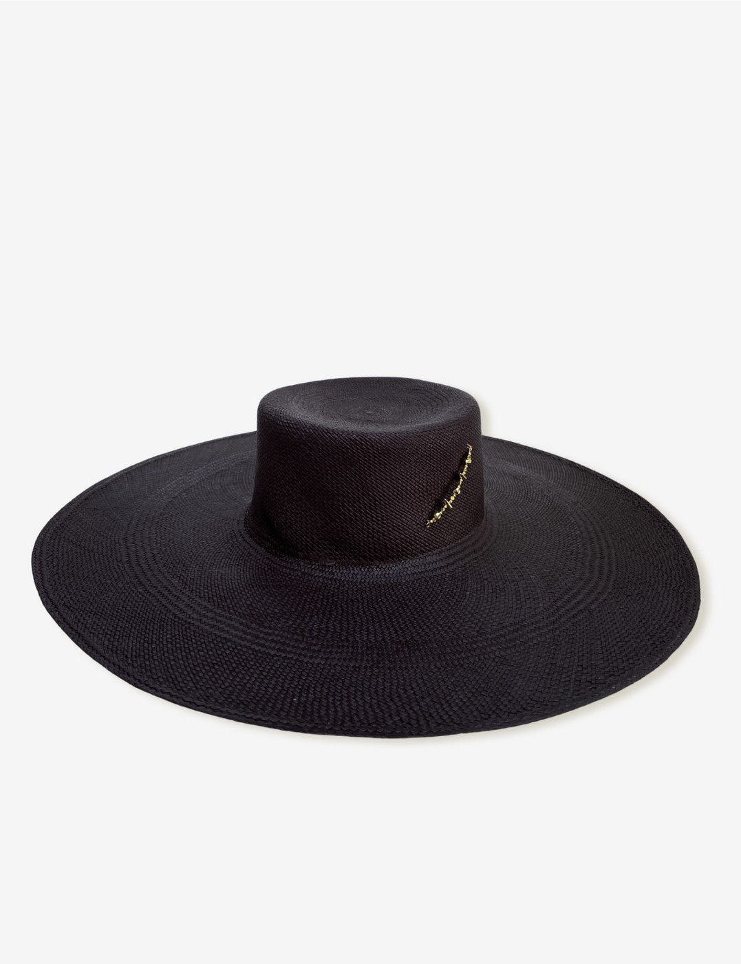 Gena Xl Straw Hat - Black