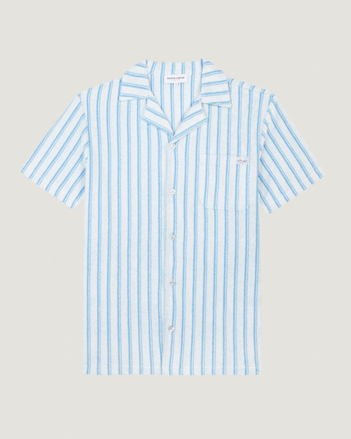 germain terrycloth shirt étiquette maillot#color_ivory-stripes