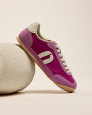 Baskets Basses Riya - Violet Écru