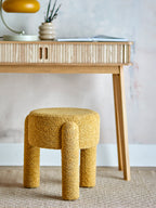 Bruno - Stool - Yellow - Polyester