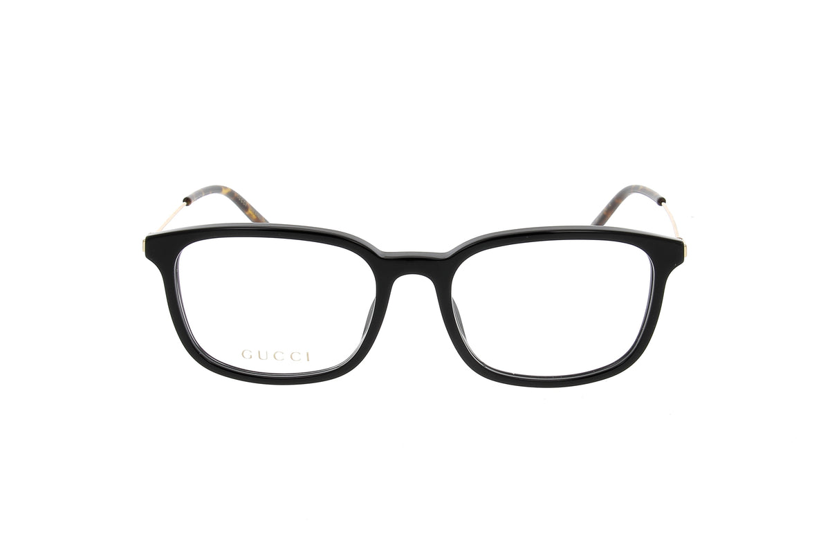 Luxury Eyewear – Occhiali da vista - Gucci, occhiali da vista neri con aste sottili dorate e marroni