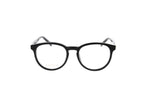 Luxury Eyewear – Eyeglasses - Gucci, black eyeglasses, round frame, front view