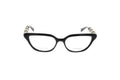 Luxury Eyewear – Lunettes De Vue - Gucci, lunettes de vue noires en forme d'oeil de chat, vue de face