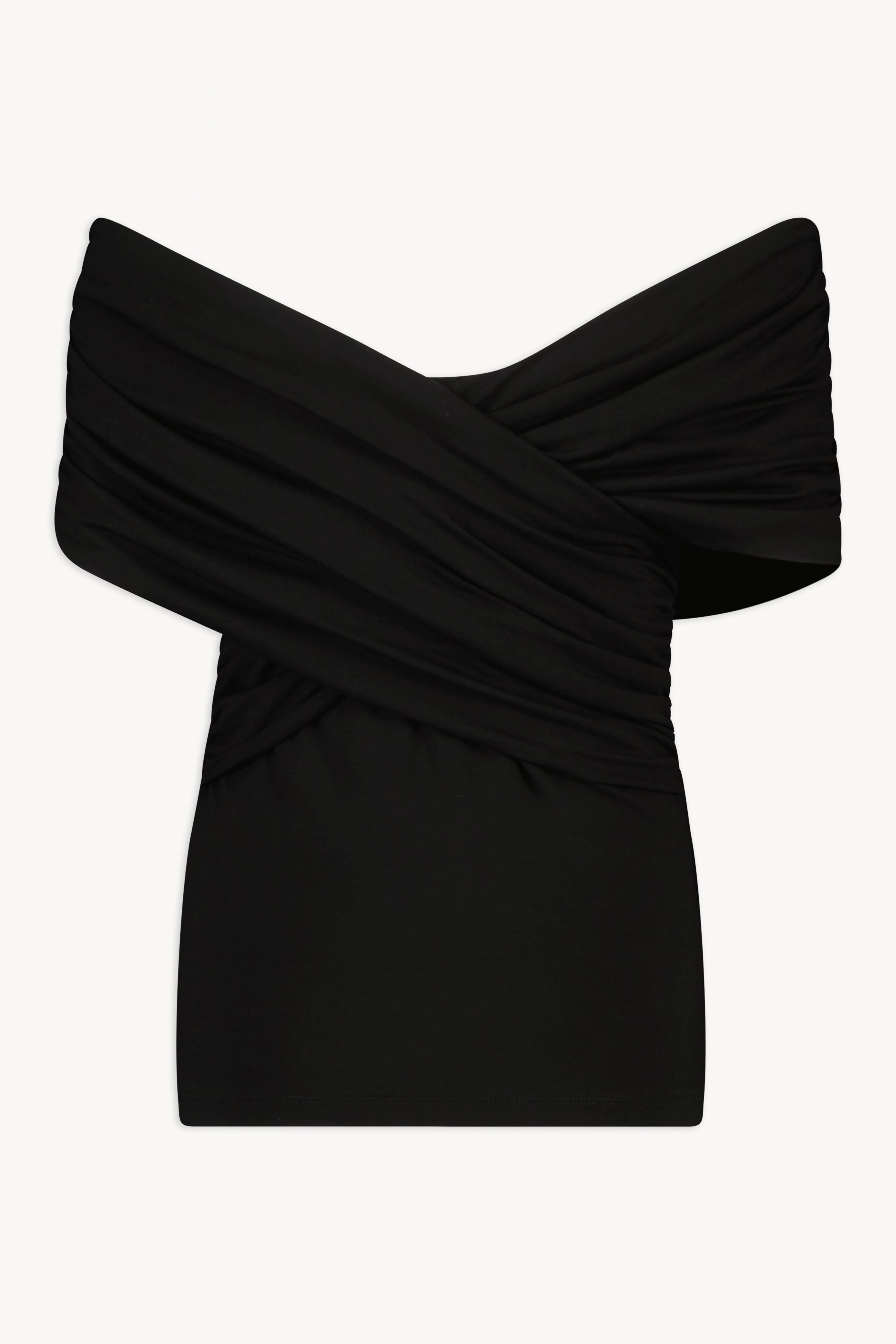 Top Giada - Leche de coco / Negro